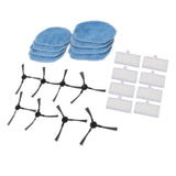Robotic Vacuum Cleaner Accessories Kit Mop Cloth Side Brush Filter Parts Replacement For Mannv BR150 BR151 - Extra Image