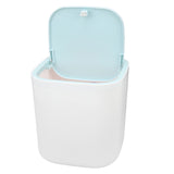 Portable Mini Washing Machine Ultrasonic USB Desktop Washer for Underwear Socks Baby Clothes Travel 3.8L 5V Pink