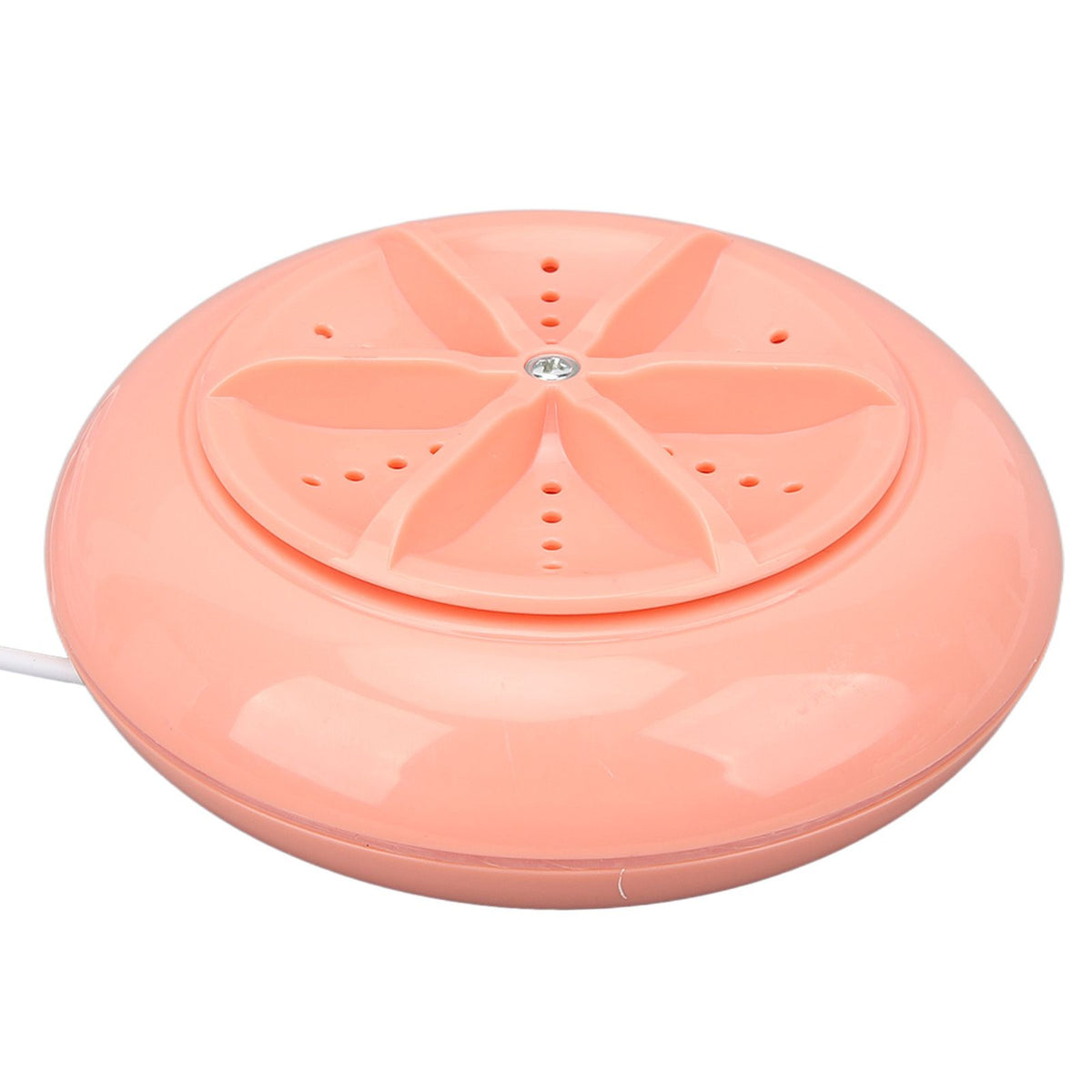 Portable Mini Washing Machine Ultrasonic USB Desktop Washer for Underwear Socks Baby Clothes Travel 3.8L 5V Pink