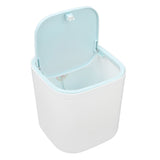 Portable Mini Washing Machine Ultrasonic USB Desktop Washer for Underwear Socks Baby Clothes Travel 3.8L 5V Blue - Side View
