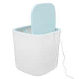 Portable Mini Washing Machine Ultrasonic USB Desktop Washer for Underwear Socks Baby Clothes Travel 3.8L 5V Blue