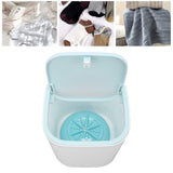 Portable Mini Washing Machine Ultrasonic USB Desktop Washer for Underwear Socks Baby Clothes Travel 3.8L 5V Blue - Extra Image