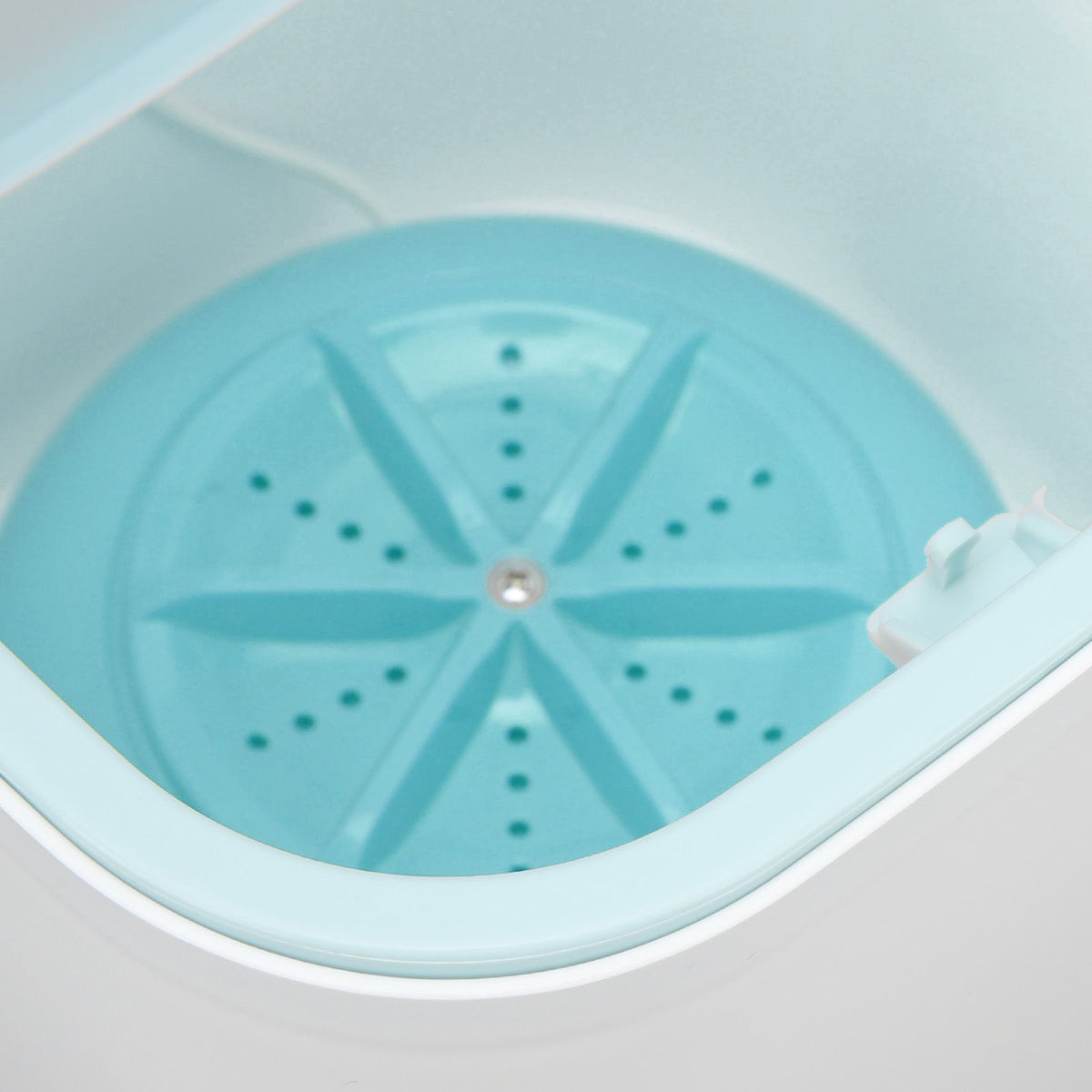 Portable Mini Washing Machine Ultrasonic USB Desktop Washer for Underwear Socks Baby Clothes Travel 3.8L 5V Blue