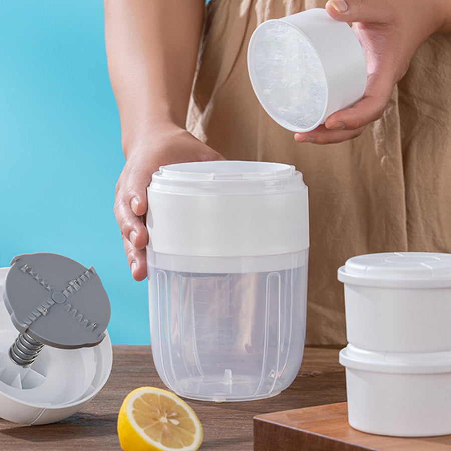 Manual Shaved Ice Snow Cone Maker Thickened Stainless Steel Blade Hand Ice Shaving Machine