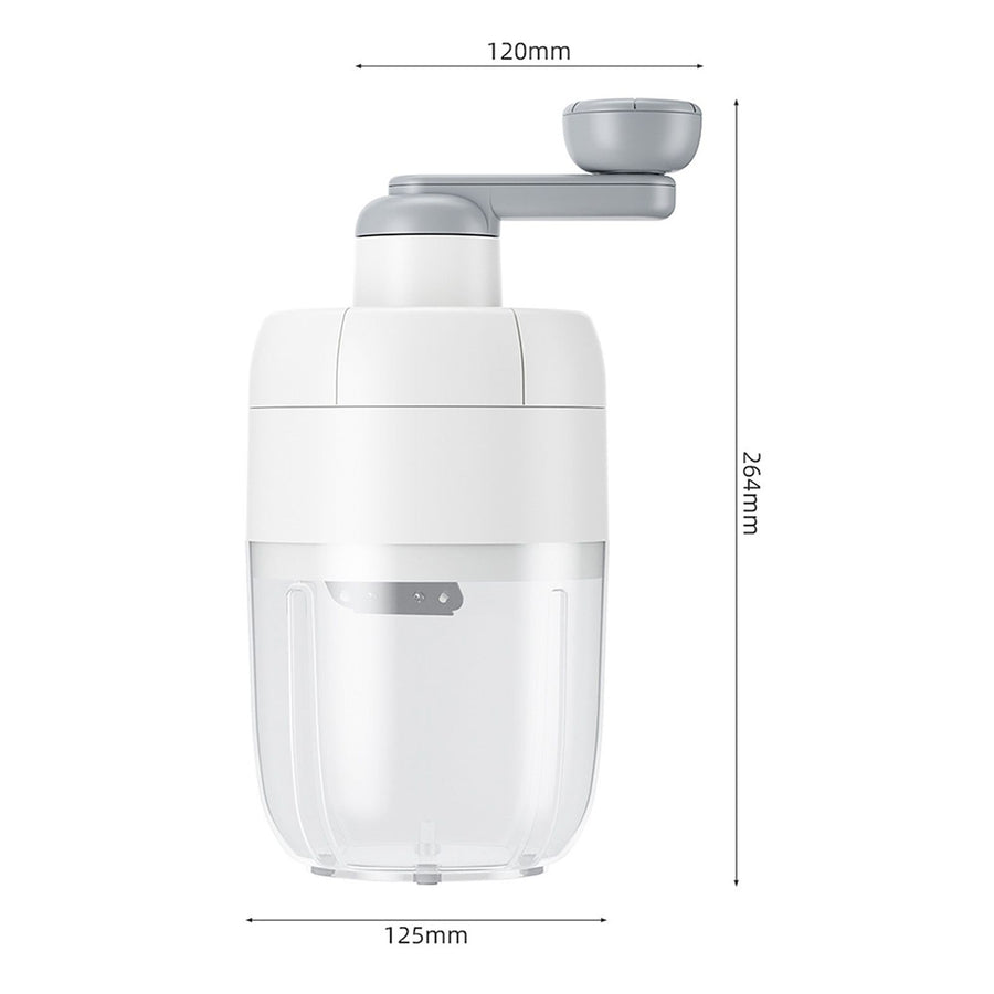 Manual Shaved Ice Snow Cone Maker Thickened Stainless Steel Blade Hand Ice Shaving Machine