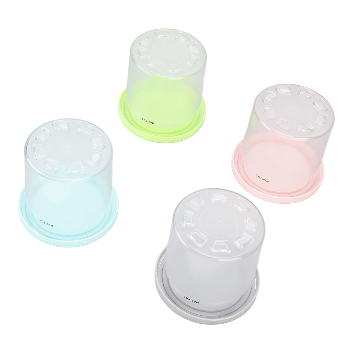 4Pcs Plastic Ice Cream Cans Replacement for Ninja NC299AMZ NC300s Series Creami Ice Cream Makers