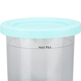 2PCS Ice Cream Pints Cup 600ml Ice Cream Container Storage Jar for Ninja NC299AMZ NC300s Blue and Green - Extra Image