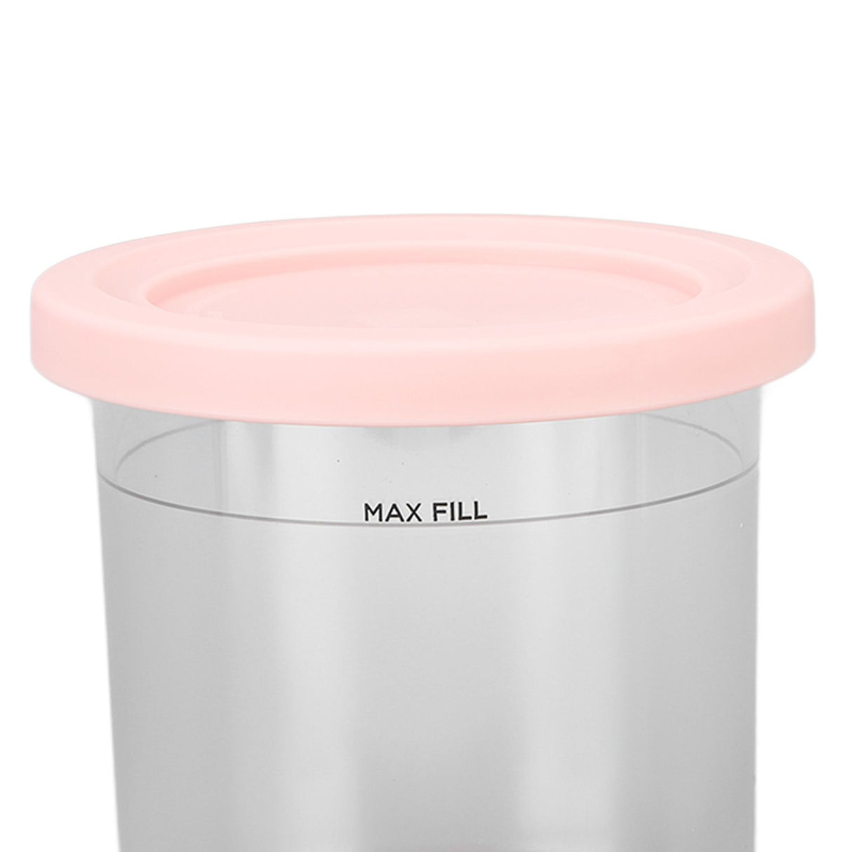 2PCS Ice Cream Pints Cup 600ml Ice Cream Container Storage Jar for Ninja NC299AMZ NC300s Grey and Pink