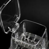 Portable Ice Crusher 1.25L Hand Cranked DIY Manual Shaved Ice Chopper Machine for Home Outdoor Camping Use Transparent