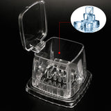 Portable Ice Crusher 1.25L Hand Cranked DIY Manual Shaved Ice Chopper Machine for Home Outdoor Camping Use Transparent - Extra Image