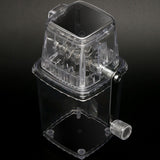 Portable Ice Crusher 1.25L Hand Cranked DIY Manual Shaved Ice Chopper Machine for Home Outdoor Camping Use Transparent - Extra Image