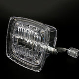 Portable Ice Crusher 1.25L Hand Cranked DIY Manual Shaved Ice Chopper Machine for Home Outdoor Camping Use Transparent - Extra Image