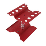 RC Car Work Stand Aluminum Repair Workstation Model Repair Table With Accurate Scale 360 Degree Rotation Red