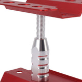 RC Car Work Stand Aluminum Repair Workstation Model Repair Table With Accurate Scale 360 Degree Rotation Red - Extra Image