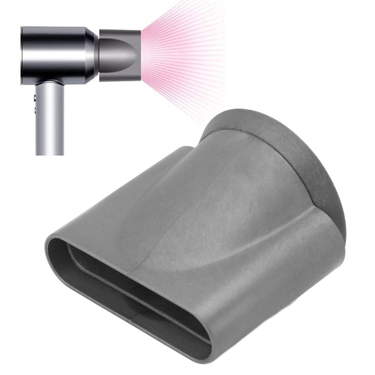 Wide Design Hair Dryer Nozzle Replacement Blow Flat Hairdressing Salon Styling Tool for HD01 HD02 HD03 Hair Dryer