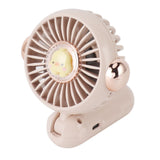 Foldable Mini Fan Cute Lightweight 900mAh Adjustable Low Noise Handheld Fan for Summer Pink