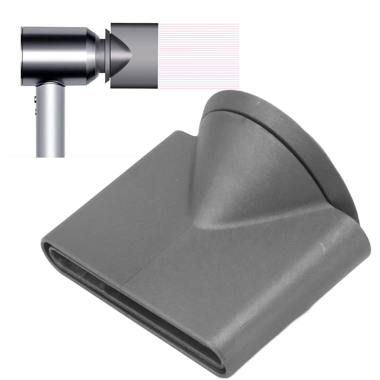 Hair Dryer Air Nozzle Replacement Diffuser Styling Concentrator Hair Dryer Fittings for HD01 HD02 HD03