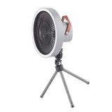 Portable USB Rechargeable Tripod Fan Outdoor Camping Tripod Fan for Outdoor Camping Tent Gray