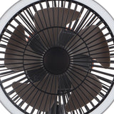 Portable USB Rechargeable Tripod Fan Outdoor Camping Tripod Fan for Outdoor Camping Tent Gray - Extra Image