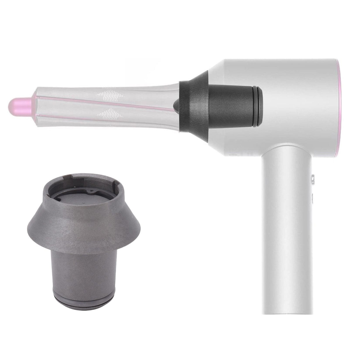 Adapter for HD01 HD02 HD03 HD04 HD07 HD08 Hair Dryer Models Attachment Parts for Converting Hair Dryer to Curling Iron Styler