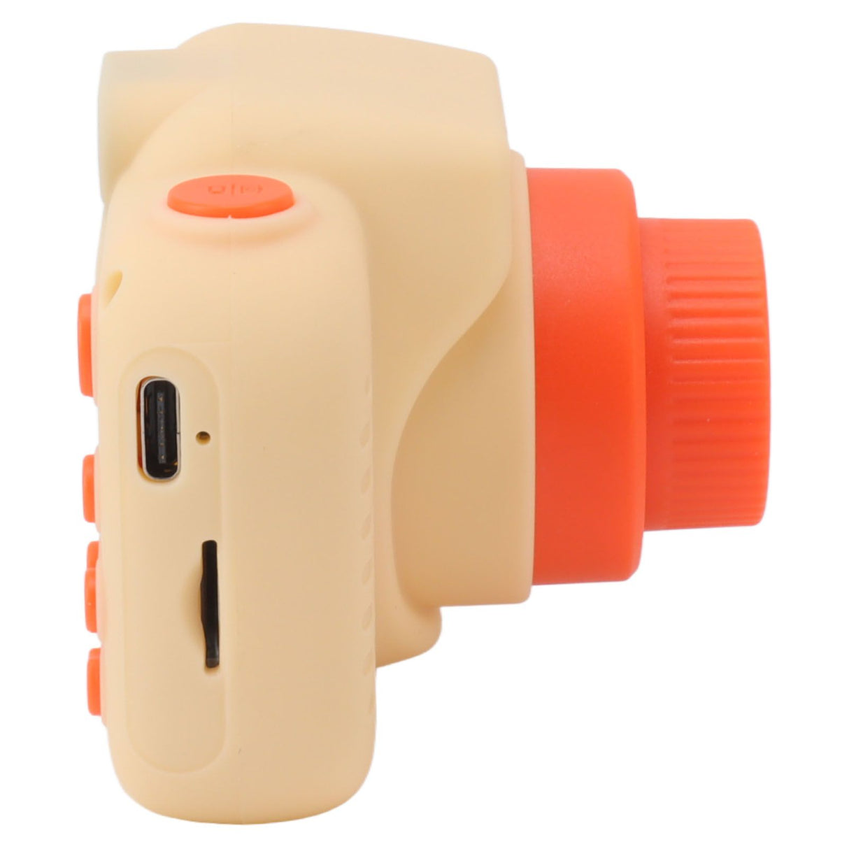 Kids Digital Camera with 32G Card High Definition Dual Lens 1080P 8X Zoom USB Rechargeable for Children Beige