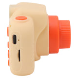 Kids Digital Camera with 32G Card High Definition Dual Lens 1080P 8X Zoom USB Rechargeable for Children Beige
