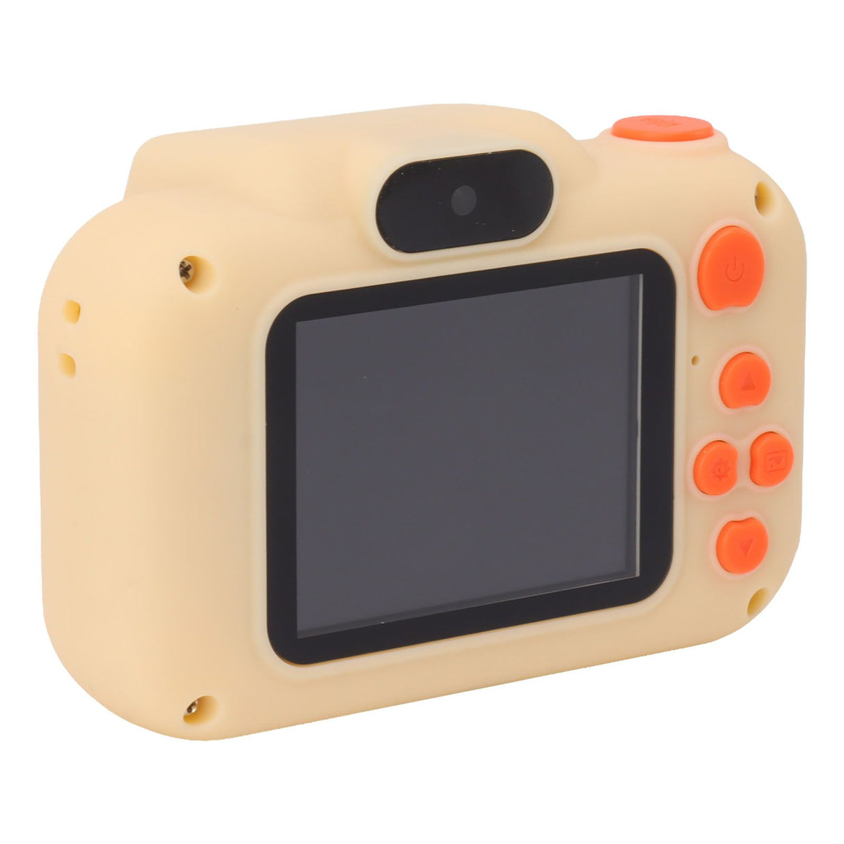 Kids Digital Camera with 32G Card High Definition Dual Lens 1080P 8X Zoom USB Rechargeable for Children Beige