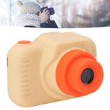 Kids Digital Camera with 32G Card High Definition Dual Lens 1080P 8X Zoom USB Rechargeable for Children Beige