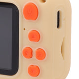 Kids Digital Camera with 32G Card High Definition Dual Lens 1080P 8X Zoom USB Rechargeable for Children Beige