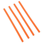 4PCS Oven Rack Protector Heat Resistant Silicone Edge Liner Cover Oven Accessories for Kitchen Restaurant Orange