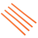 4PCS Oven Rack Protector Heat Resistant Silicone Edge Liner Cover Oven Accessories for Kitchen Restaurant Orange - Extra Image