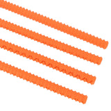 4PCS Oven Rack Protector Heat Resistant Silicone Edge Liner Cover Oven Accessories for Kitchen Restaurant Orange - Extra Image