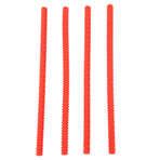 4PCS Oven Rack Protector Heat Resistant Silicone Edge Liner Cover Oven Accessories for Kitchen Restaurant Red