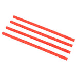 4PCS Oven Rack Protector Heat Resistant Silicone Edge Liner Cover Oven Accessories for Kitchen Restaurant Red