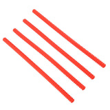 4PCS Oven Rack Protector Heat Resistant Silicone Edge Liner Cover Oven Accessories for Kitchen Restaurant Red - Extra Image