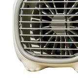 USB Desk Fan Mist Spray 3 Speed Modes Soft Handle Cartoon Style Easy Control Small Desk Fan for Family Office School White