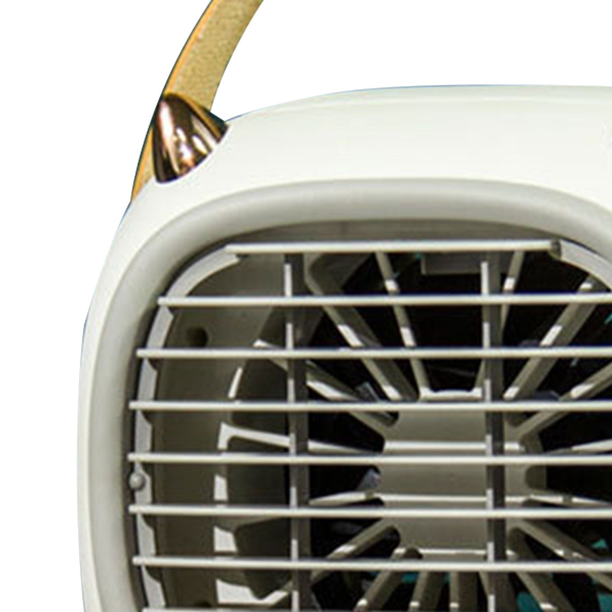 USB Desk Fan Mist Spray 3 Speed Modes Soft Handle Cartoon Style Easy Control Small Desk Fan for Family Office School White