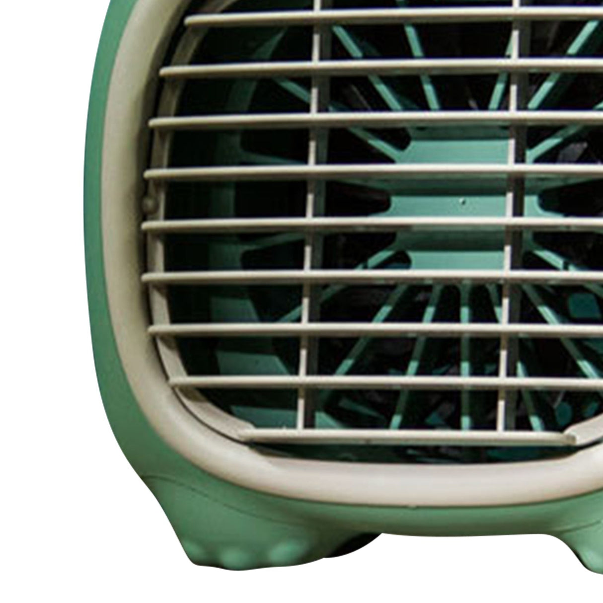 USB Desk Fan Mist Spray 3 Speed Modes Soft Handle Cartoon Style Easy Control Small Desk Fan for Family Office School Green