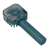 Hand Held Misting Fan Portable Battery Operated USB Rechargeable Quiet Spray Cooling Fan for Travel Outdoors Green - 45-Degree Angle