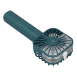 Hand Held Misting Fan Portable Battery Operated USB Rechargeable Quiet Spray Cooling Fan for Travel Outdoors Green - Low Angle