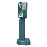 Hand Held Misting Fan Portable Battery Operated USB Rechargeable Quiet Spray Cooling Fan for Travel Outdoors Green - Extra Image