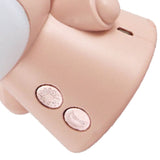 Mini Handheld Fan Portable USB Rechargeable Fan ABS Foldable Desk Fan for Home Travel Office Library Pink