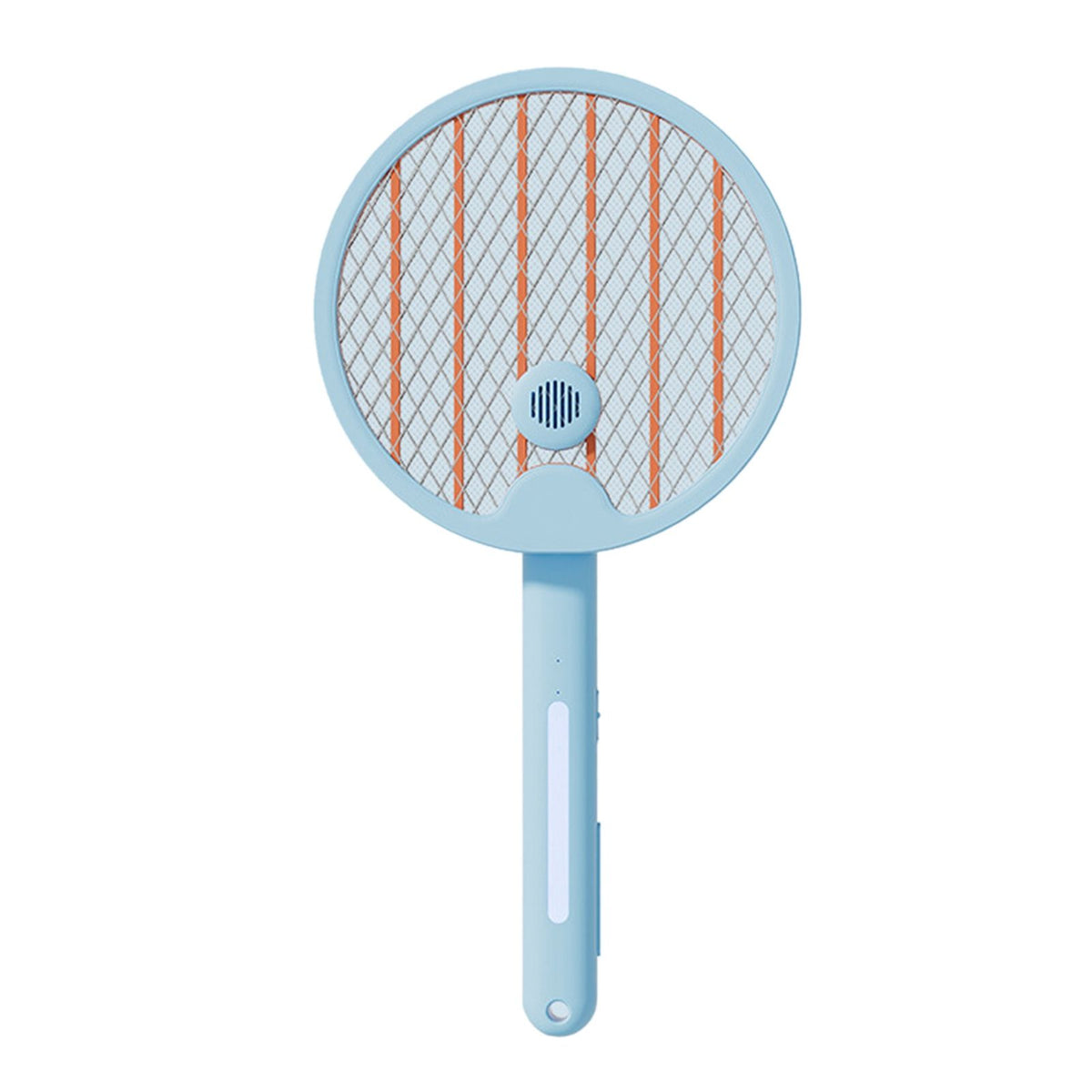 Electric Fly Swatter Racket 4 in 1 Automatic Portable Handheld Electric Fly Racket Bedroom Backyard Patio Camping Sky Blue