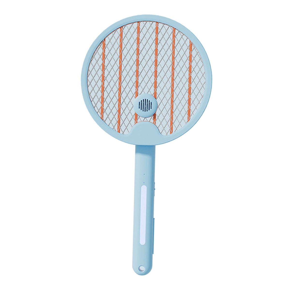 Electric Fly Swatter Racket 4 in 1 Automatic Portable Handheld Electric Fly Racket Bedroom Backyard Patio Camping Sky Blue