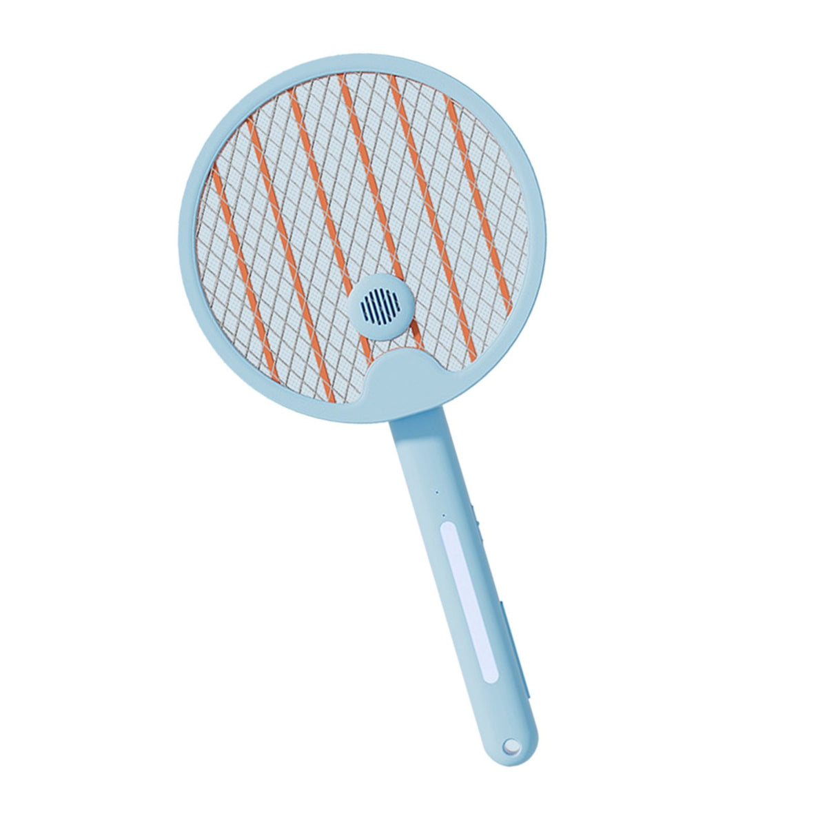 Electric Fly Swatter Racket 4 in 1 Automatic Portable Handheld Electric Fly Racket Bedroom Backyard Patio Camping Sky Blue