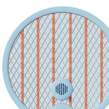 Electric Fly Swatter Racket 4 in 1 Automatic Portable Handheld Electric Fly Racket Bedroom Backyard Patio Camping Sky Blue - Extra Image