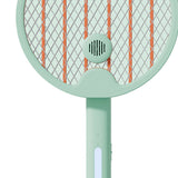 Electric Fly Swatter Racket 4 in 1 Automatic Portable Handheld Electric Fly Racket Bedroom Backyard Patio Camping Grass Green