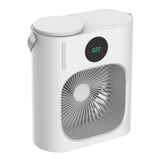 Mini Air Conditioner 900ML 3 Speeds Low Noise Cooling Humidifying USB Portable Air Cooler - Side View