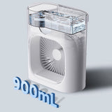 Mini Air Conditioner 900ML 3 Speeds Low Noise Cooling Humidifying USB Portable Air Cooler - Extra Image