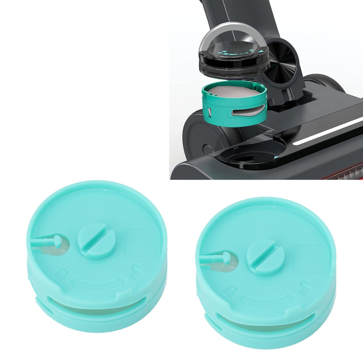 4 Pcs Vacuum Cleaner Odor Cartridges Replacement Vacuum Accessory for AZ3000 AZ3002 HZ3000